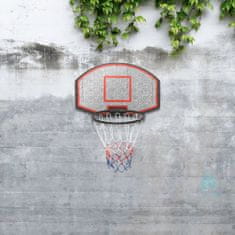 Greatstore Basketbalový koš černý 71 x 45 x 2 cm polyethylen