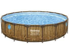 Bestway dřevěný rám bazénu 549x122 11in1 56977