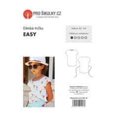 Prošikulky Střih dětské tričko EASY | 80-164 - Česky