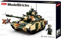 Sluban Army Model Bricks M38-B0756 Velký bitevmí tank M38-B0756