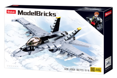 Sluban Army Model Bricks M38-B0928 Super Bumblebee Stíhačka M38-B0928
