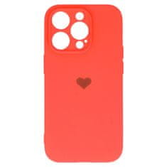 Vennus Kryt Vennus Heart Silicone pro Apple iPhone 13 Pro , design 1 , barva korálová