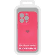 Vennus Kryt Vennus Heart Silicone pro Apple iPhone 13 Pro , design 1 fuchsia