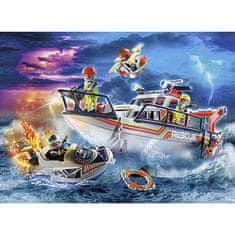 Playmobil Námořní záchraná služba , Záchranáři, 95 dílků | 70140