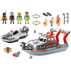 Playmobil Námořní záchraná služba , Záchranáři, 95 dílků | 70140