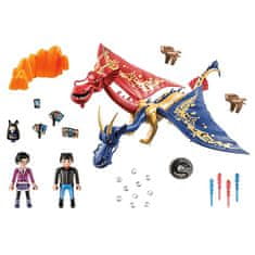 Playmobil Devět říší, Jun, Eugen a drak , Jak vycvičit draka, 39 dílů, 71080