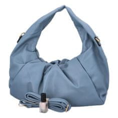 Sara Moda Nepřehlédnutelná dámská koženková kabelka Bibii, modrá