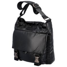 Turbo Bags Módní volnočasová dámská taška z výrazného materiálu Gonzalo, černá