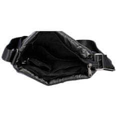 Turbo Bags Módní volnočasová dámská taška z výrazného materiálu Gonzalo, černá