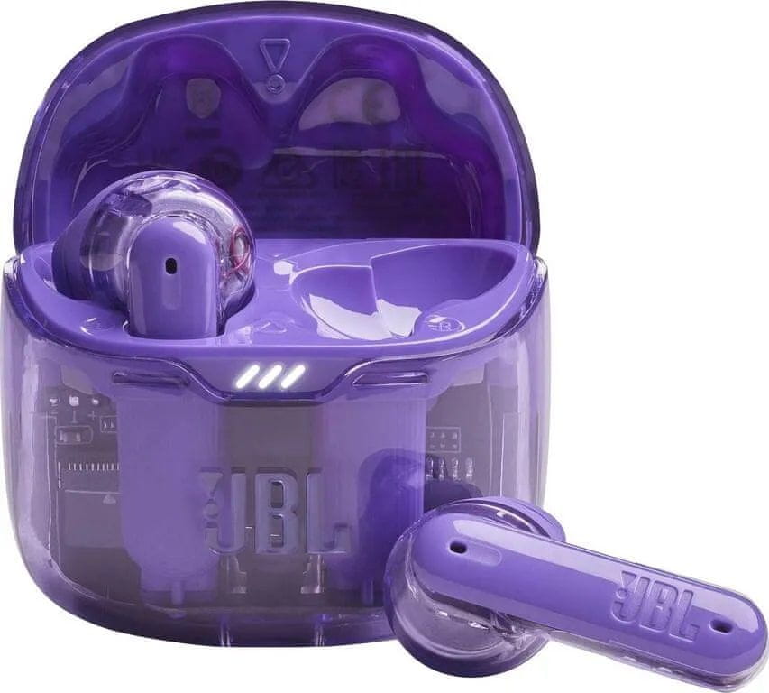 JBL Tune Flex, čirá fialová