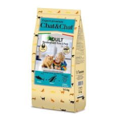Chat &amp; Chat Expert Adult Tuna &amp; Peas 14 kg
