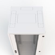CONTEG RI7-42-60/60 - 19" datový rozvaděč, 42U, 600 × 600 mm, šedý