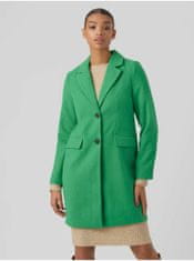 Vero Moda Zelený dámský kabát VERO MODA Gianna S