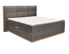 Matis Čalouněná postel MAGNUM - šedá 180 × 200 cm