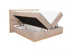 Matis Čalouněná postel MAGNUM - béžová 180 × 200 cm