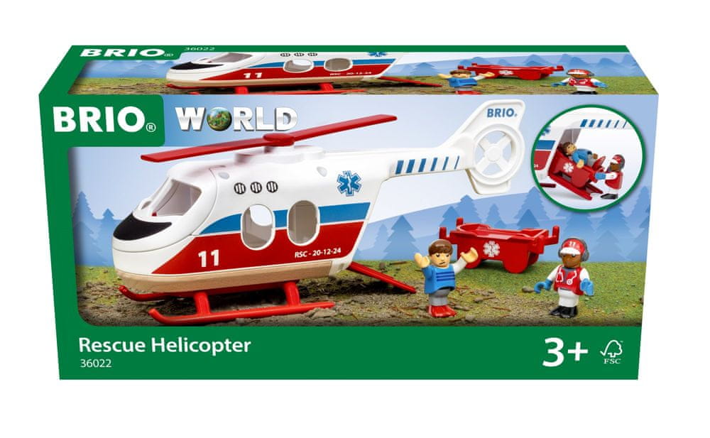 Levně Brio 36022 Záchranářský vrtulník