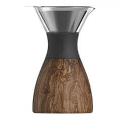 Asobu Pour Over elegantní přenosný kávovar - dřevěný