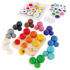 Ulanik Montessori dřevěná hračka "Colourful Balls"