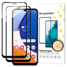 WOZINSKY 2 x KUSY Wozinsky Celoplošně lepené tvrzené sklo 9H na Samsung Galaxy A14 / A14 5G Black