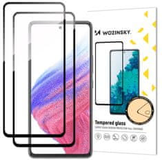 WOZINSKY 2x Wozinsky ochranné tvrzené sklo pro Samsung Galaxy A54 - Černá KP24389