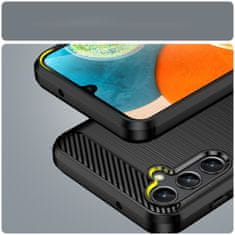 IZMAEL Pouzdro Carbon Bush TPU pre Samsung Galaxy A14 5G - Černá KP24548