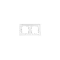 Schrack Rámeček dvojnásobný EH172020 Schrack barva čistě bílá