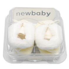 NEW BABY Kojenecké zimní capáčky béžové 0-3 m - 0-3 m