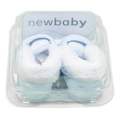 NEW BABY Kojenecké zimní capáčky modré 3-6 m - 3-6 m