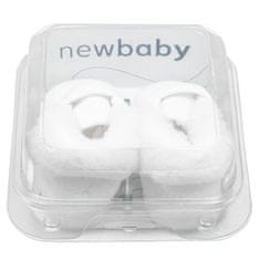 NEW BABY Kojenecké zimní semiškové capáčky ke křtu 3-6 m kluk - 3-6 m