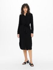 Jacqueline de Yong Dámské šaty JDYRACHEL Regular Fit 15267419 Black (Velikost M)