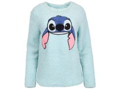 sarcia.eu Stitch Disney Dámské modré pyžamo sherpa s dlouhým rukávem XS