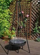 Floraland Závěsná trojnožka na zahradní gril kulatá 52 cm