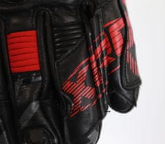 XRC Rukavice na moto TUMP GT7 BLK/RED/FLUO men gloves vel. S