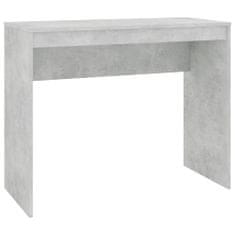 Greatstore Psací stůl betonově šedý 90 x 40 x 72 cm dřevotříska