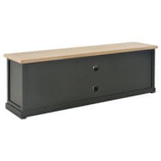 Greatstore TV stolek černý 120 x 30 x 40 cm dřevo