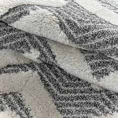 Ayyildiz Kusový koberec Pisa 4705 Grey kruh 80x80 (průměr) kruh