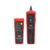 Měřič - vyhledávač párů kabelů s testerem kabelů RJ-45 UT682 červený MIE0292