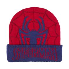Grooters Zimní dětská čepice Spiderman - Logo