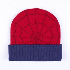 Grooters Zimní dětská čepice Spiderman - Logo