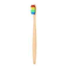 Northix Bambusový zubní kartáček - Rainbow 