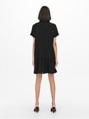 Jacqueline de Yong Dámské šaty JDYLION Regular Fit 15252870 Black (Velikost 36)