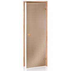 saunové dveře Scan 7x19 bronz osika
