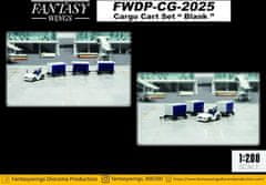 JC Wings Letištní příslušenství - Cargo Cart Set, Blank, 1/200