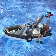 Bruder RAM Policejní auto s člunem a se dvěma figurkami