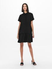 Jacqueline de Yong Dámské šaty JDYLION Regular Fit 15252870 Black (Velikost 36)