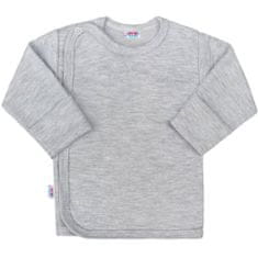 NEW BABY New Baby Classic II dětská košile šedá 50
