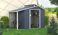 IWHOME Zahradní domek HERA Z-B 5,65 m² antracit + podlahová konstrukce HERA Z-B IWH-10230046 + IWH-10240015