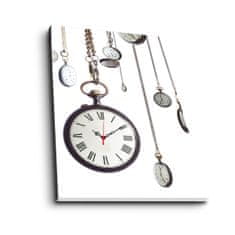 Wallity Dekorativní nástěnné hodiny Clocke bílé