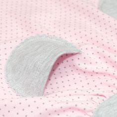 NEW BABY New Baby Letní šaty růžovo-šedé 92 (18-24m)