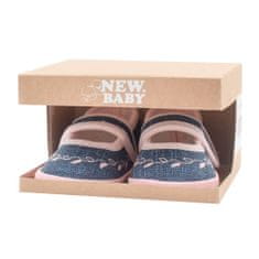 NEW BABY New Baby Jeans Dětské botičky růžové 0-3 m 0-3 m